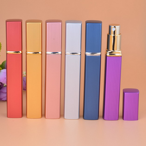 12ML Travel Mini Portable Refillable Perfume bottle Atomizer Spray Bottles Empty Bottles empty cosmetic containers Hot Sale