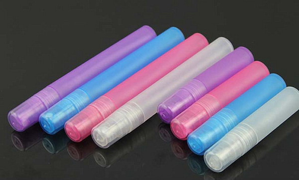 Factory Price 10ml Plastic Spray Perfume Bottles Empty Small Perfume Refillable Atomizer Bottle Container 300Pcs/lot By DHL Free Shipping