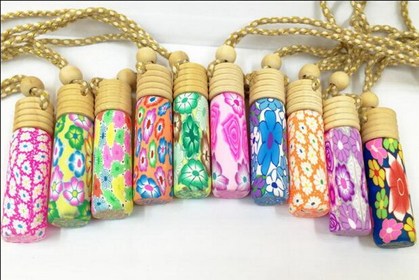 10ML Car Perfume Bottle Hanging Empty Refillable Bottle Home Car Air Freshener Purifier Hanging Ornament Car Interior Decoration