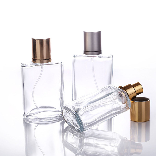 50Pcs 30ml Round Perfume Spray Bottle Spray Bottle Reusable Bottle Transparent Glass Nebulizer Free Shipping