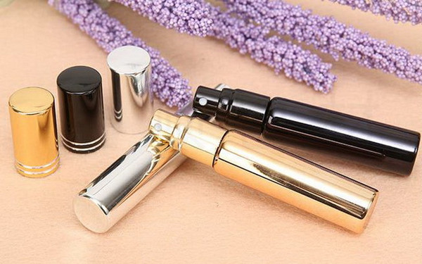 Wholesale 5ml perfume bottle plating process spray bottle glass atomizer bottle