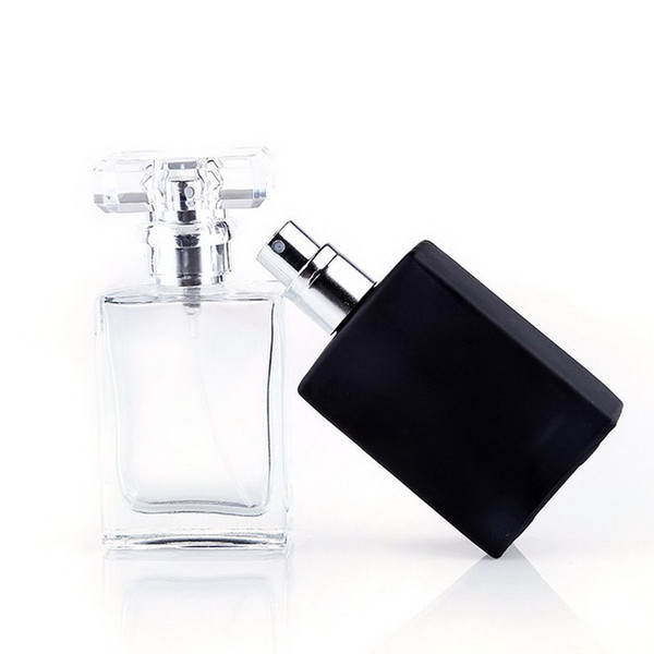200Pcs/Lot 30ML Portable Glass Perfume Empty Bottle Refillable Atomizer With Aluminum Cosmetic Case For Travel
