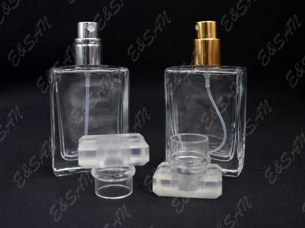 300Pcs/Lot 30ml transparent glass empty bottle perfume bottle atomizer spray can be filled bottle spray box travel size portable