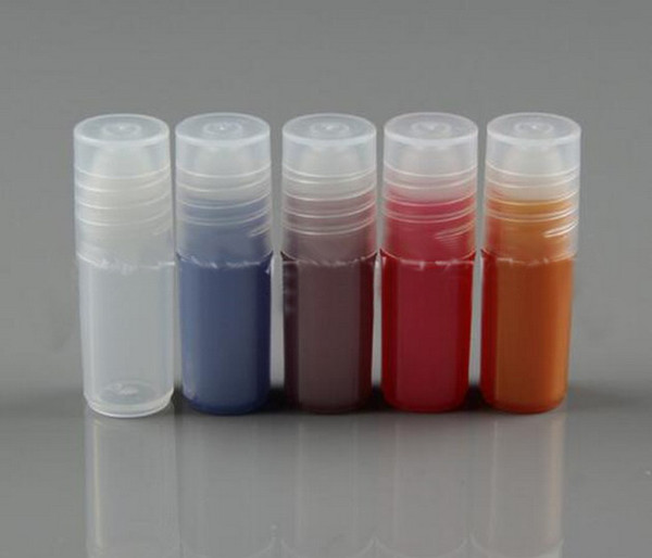 Factory Price 3ml Plastic Roll-on Bottles With White Caps for AromatherapyEssential Oil,Perfume,Lip Gloss,Travel Size