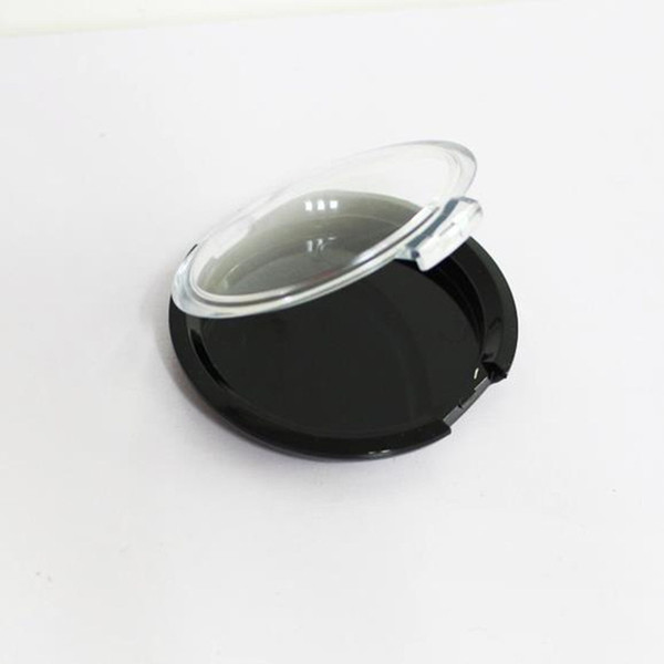 15G Plastic Cosmetic Powder Case, Empty Cosmetic Eyeshadow Packing Box Transparent Cap With Black Bottom F20173650