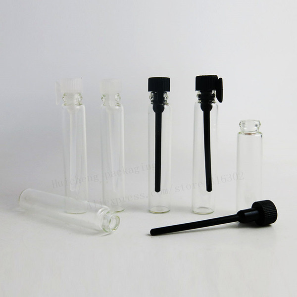 500 x 1.5ml Empty Mini Glass Perfume Small Sample Vials Perfume Bottle Laboratory Liquid Fragrance Test Tube Trial Bottle