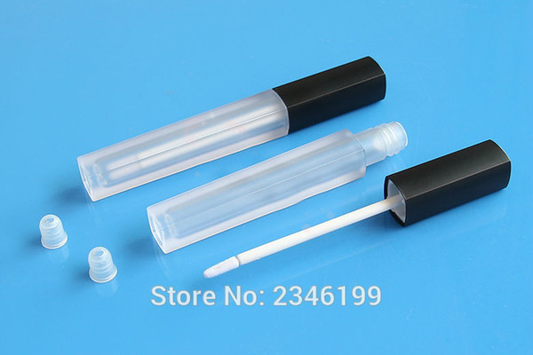 4.5ML 50pcs/lot New Arrival Matte Empty Lip Gloss Tube, DIY Frosted Lipstick Packing Container, Plastic Square Lip Gloss Tube