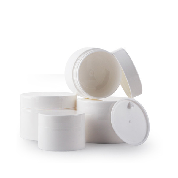 Free Shipping 300pcs/lot 50g 50ml PP White Face Cream jars, plastic empty cosmetic container, Mask Container