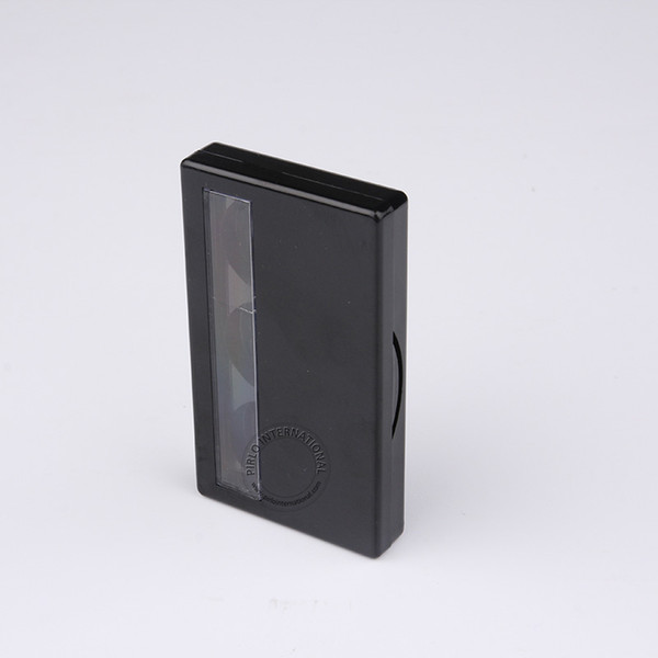 50pcs x 3g Black Plastic Eye Shadow/Eyebrow Jar 3ml Packaging Box 3 Grids Cosmetic Containers With Mirror Makeup Tools For Women