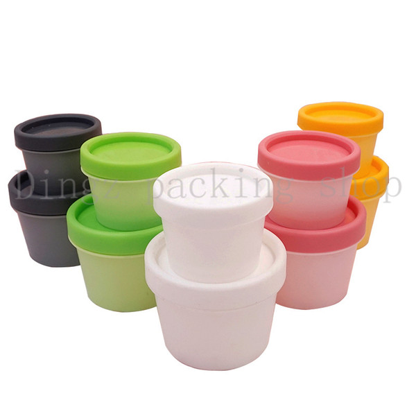 Breeze 50ml 50g Face Cream Jars Pot Colorful Plastic Empty Cosmetic Containers 50ml Cosmetic Sample Containers