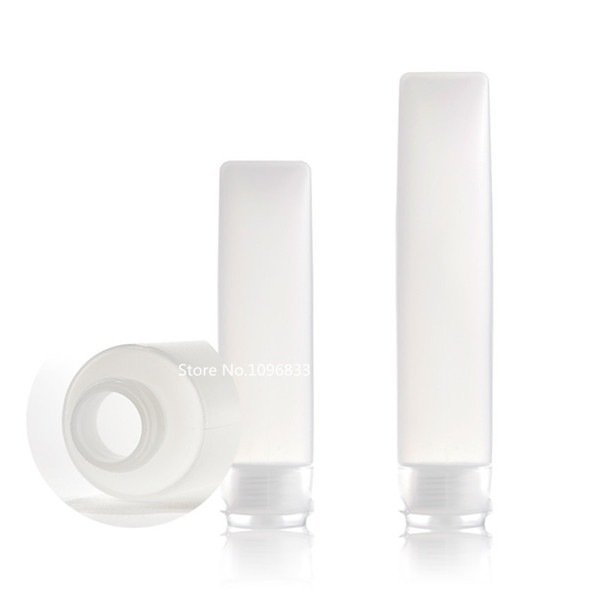 50pcs 30g 50g Dull Polish Empty Refillable Cosmetic Bottles Soft Tube Hand Cream Lotion Shampoo Facial Cleanser Containers Tube