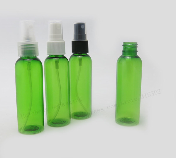 50 x 60ml Green PET Plastic Bottle Atomizer Perfume Mist Spray /20mm 2oz Pet Cosmetic Container