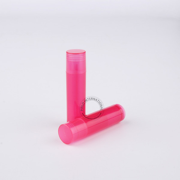 A++ 5g Plastic Lip Balm Tube Rose Red Lipstick Bottle 5ml Lip Balm Stick Cosmetic Packaging Containers Makeup Tools 50pcs/lot