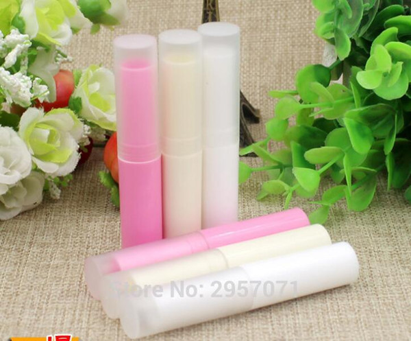 Professional Makeup Cosmetic DIY Chapstick Lip gloss Lipstick Balm Tube with Transparent Caps Empty Container Packaging 1000pcs