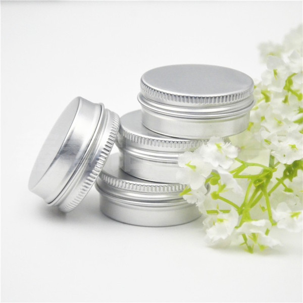 200pcs Empty Containers 15ml Empty Sample Jars Cosmetic Jars Aluminium Containers For Cosmetics Pot Bottle Makeup Case