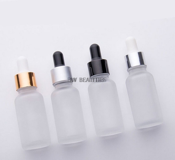 468pcs/lot High Quality 20ml Frosted Glass Essential Oil Dropper Bottle, Frosted Cream Bottle Cosmetic Empty Bottles