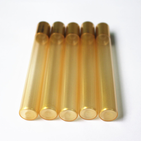 High Quality 15ML Thin Glass Roll On Bottle Empty Refillable Perfume Glass Bottle Essential Oil Vials with Stainless Steel Roller Ball