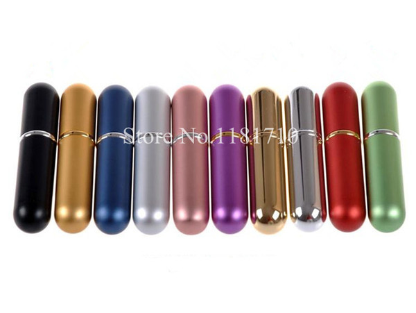 Wholesale 6ml Mini Colorful Amazing Easy Used Travel Perfume Atomizer 6ml Refillable Spray Empty Bottle,Small Aluminum Perfume Bottle