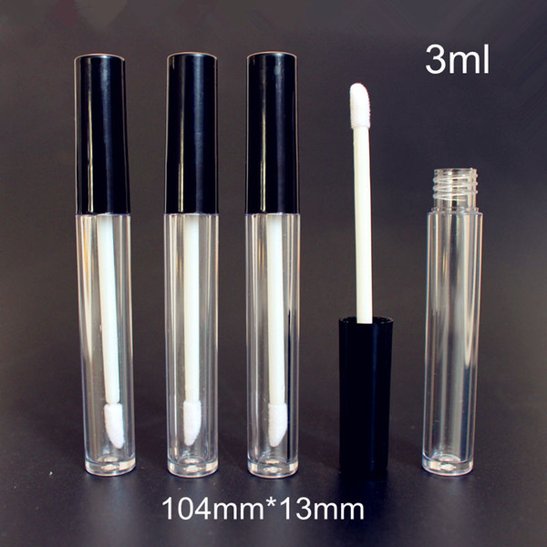 High Quality 3ml Plastic Lip Gloss Tube Small Lipstick Tube with Leakproof Inner Sample Cosmetic Container DIY