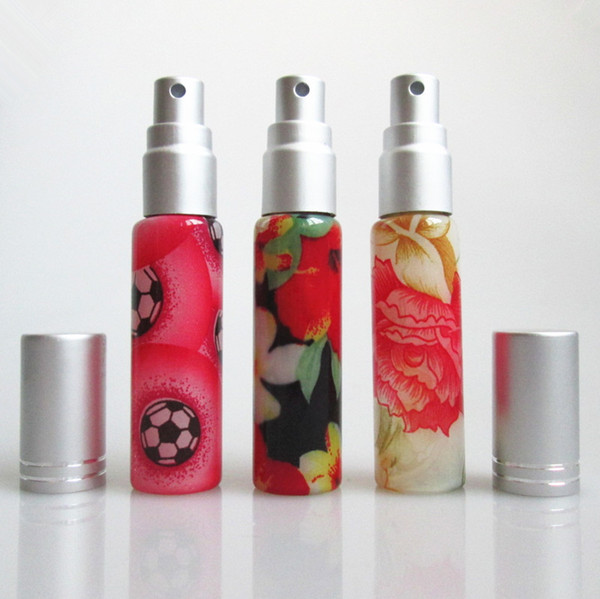 10ml Decorating Glass Perfume Spray Bottles 10cc Perfume Glass Bottle Scent Atomizer Refillable Glass Vials