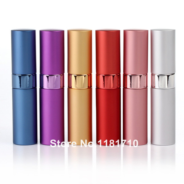 15ML Perfume Glass Bottle Aluminum Spray Bottle Empty Refillable Metal Atomizers Cosmetic Packing Bottles Travel Perfume Bottle