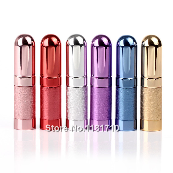 High Quality 6ML Refillable Perfume Bottle Empty Glass Fragrance Bottle Metal Perfume Atomizer Travel Size