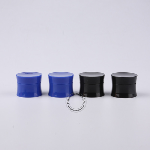 2 Colors Wholesale Makeup Tools For Women 50 x 15g/15ml Mixed Colors Plastic Cream Jar PP Sample Containers Free Shipping