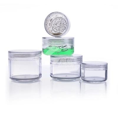 100pcs/lot 10g/15g/20g transparent small bottle jars pot,empty plastic container for cosmetic packaging,wholesales free shipping