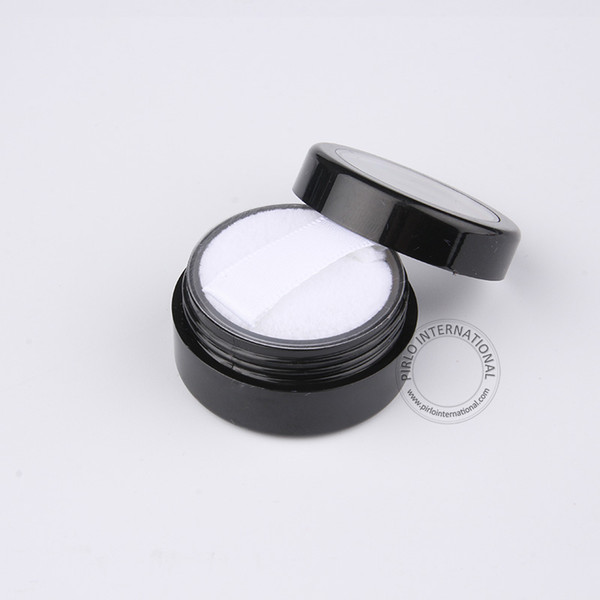 Make Up Tools For Women 5g Empty Plastic Loose Powder jars With Sifter + Puff, Clear Small Cosmetic Jar Packaging 50pcs/lot