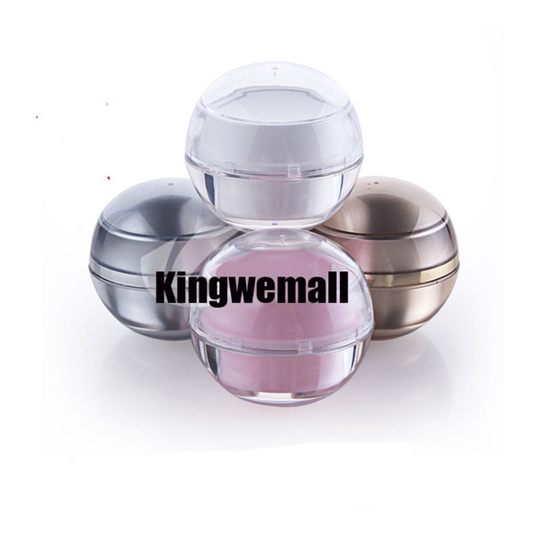 Free shipping - High Quality 300pcs/lot Standard 5g Plastic Cream Jar,Cosmetic Packaging,Sample Cream Pot, Display Container