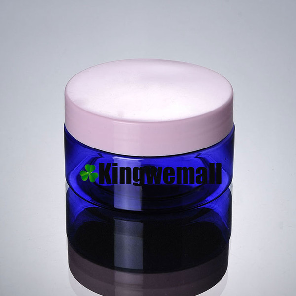 100g 300pcs/lot Free Shipping cream blue plastic jar Cosmetic Packaging GBE04