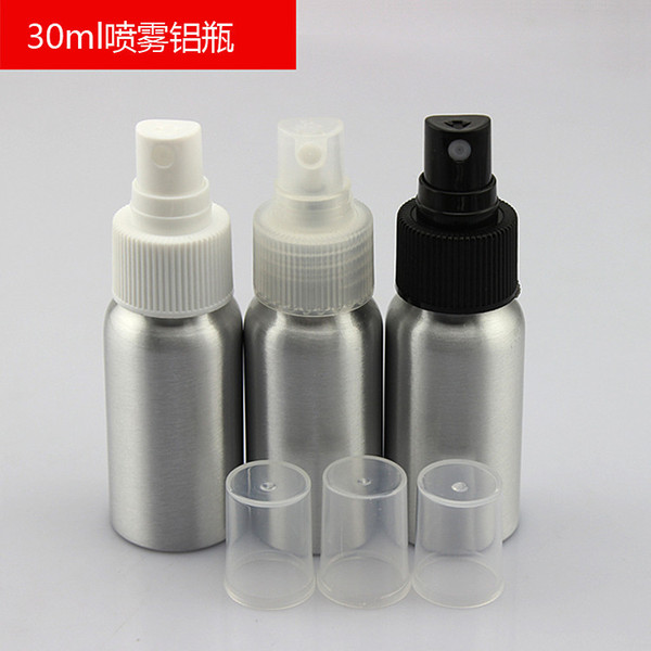 New,30 ml of empty aluminum bottles, spray pump, spray bottle 50 pc / lot