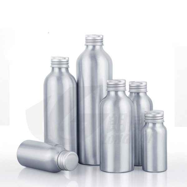 Wholesale 120ml empty aluminum bottles ,4.08oz aluminum lotion bottles 30pc/lot