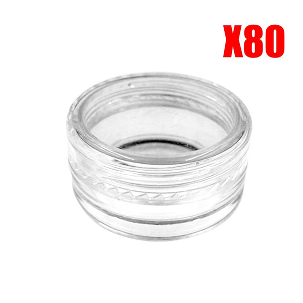 Low Price+2g 3g 5g 80X cosmetics perfume Jar Pot Eyeshadow Makeup Cream Lip Balm Beads Container