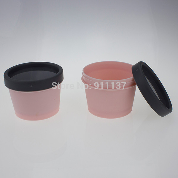 100pcs pp empty cosmetic 100 ml screw top jar , plastic 100ml packaging jars with lid , frost pp 100g plastic jar for cosmetic