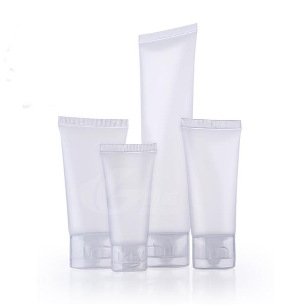 Capacity 15ml 50pcs factory wholesale high quality translucent soft tube, 15 ml plastic cosmetic tube