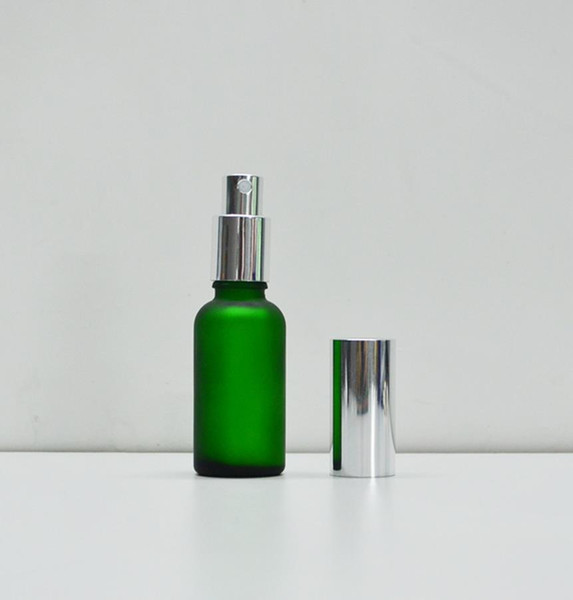 wholesale 100pcs high quality 30ml matte spray fine mist glass bottles ,wholesale 4 color premium perfume bottles 30 ml