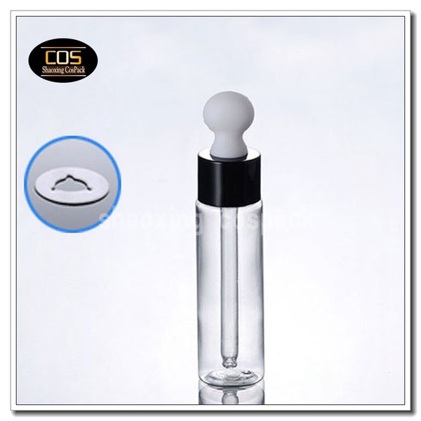 100pcs DB27 30ml clear plastic dropper bottle, 1oz clear PET dropper bottles wholesale, plastic dropper bottle