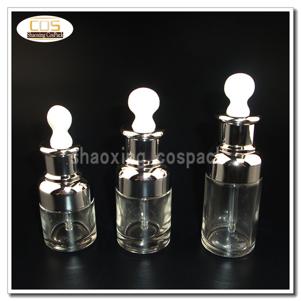100pcs DB25 50ml liquid bottle empty , wholesale empty glass dropper bottles 50ml, 50ml cosmetic glass bottle with dropper cap