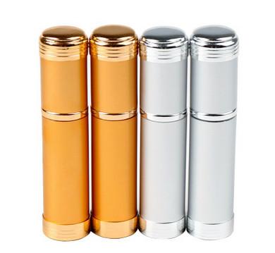 wholesale 200pcs 5ml Mini Portable For Travel Aluminum Refillable Perfume Bottle With Spray&Empty Cosmetic Containers