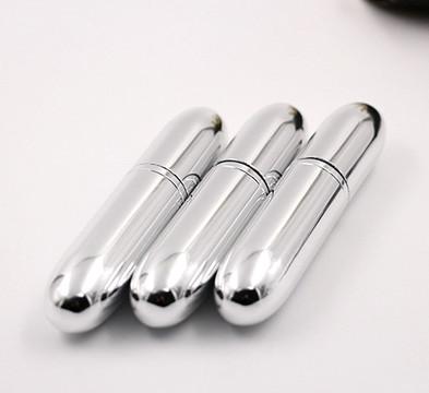 wholesale 100pcs 5ML Mini Portable For Traveler Aluminum Refillable Perfume Bottle With Spray&Empty Cosmetic Containers
