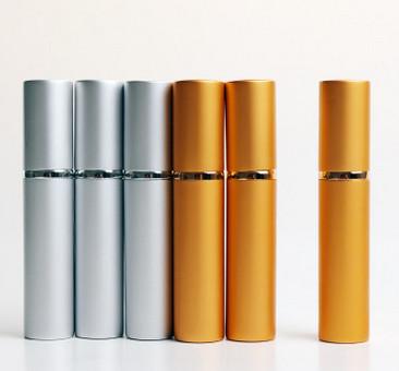 wholesale 200pcs 8ML Silver Gold Glass Ball Bottle with Steel Bead Roll On Bottle, Perfume or Cosmetic Essential Oil Packing Bottle