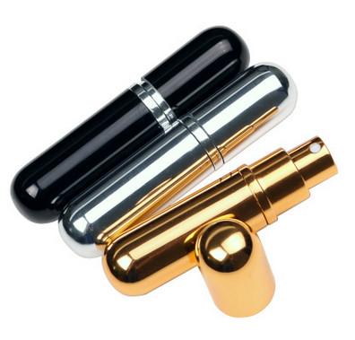 wholesale 10ml 100pcs Portable For Travel Aluminum Refillable Perfume Bottle With Spray&Empty Cosmetic Containers