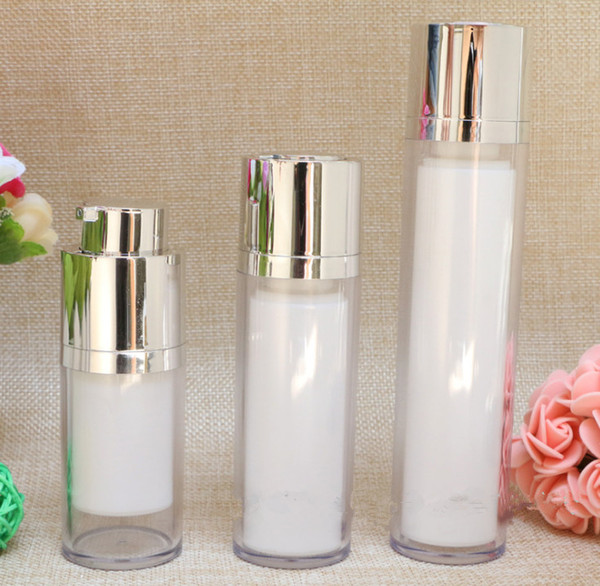 100pcs 15ml 30ml 50ml high grade rotary vacuum bottle lifting cosmetic bottle essence liquid emulsion bottle
