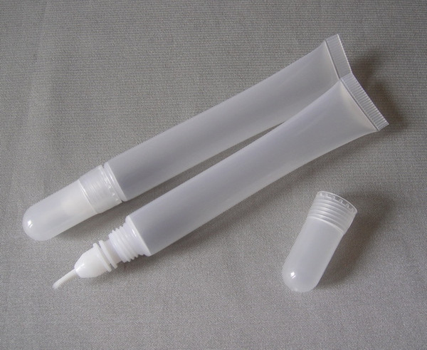 50PCS 10ML new cosmetic tubes, portable lip gloss tube, lip lines compact easy to squeeze the hose Teeth Whitening tube