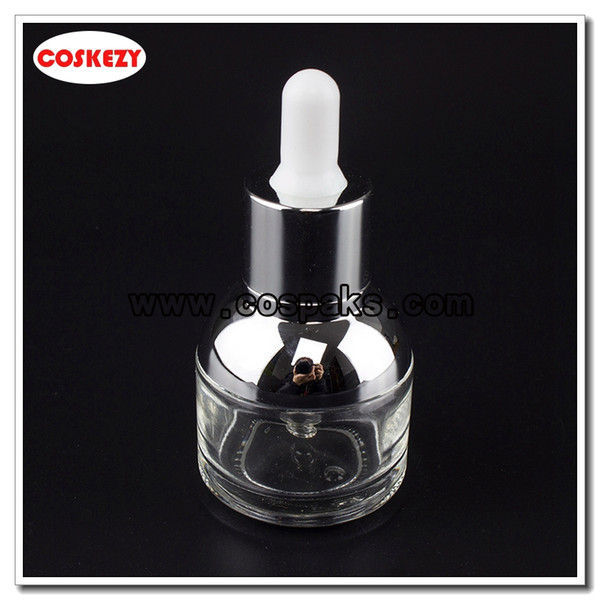 100pcs 30ml dropper bottle drop volume , glass dropper bottles 30ml , 1 ounce clear decorative dropper bottle for essential oils
