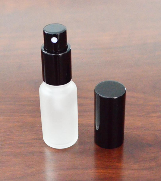 wholesale high quality 20ml matte spray fine mist glass bottles ,wholesale 4 color premium perfume bottle ,10 ml frost glass jar