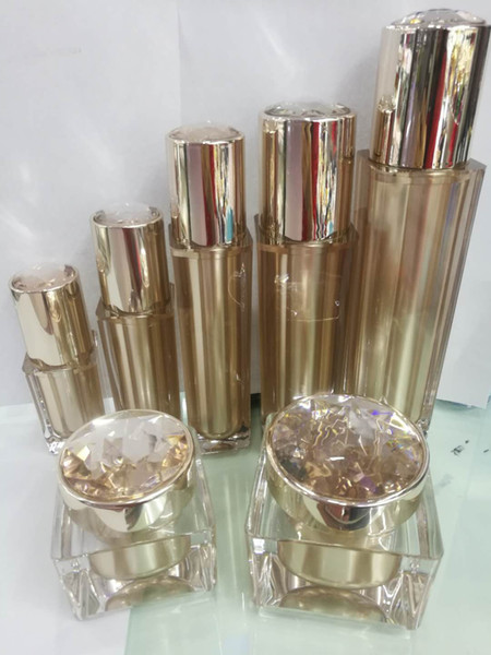 Factory direct spot supply square acrylic bottling picture is sprayed gold color can be made according to customer requirements can be frost