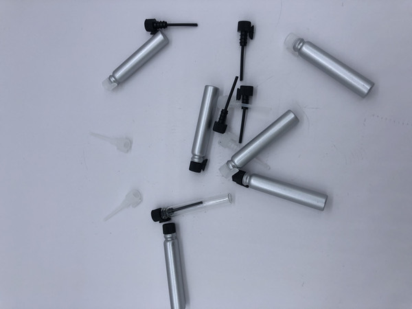 Manufacturer direct spot supply 1ml trial perfume bottle white plug transparent bottle body easy to carry