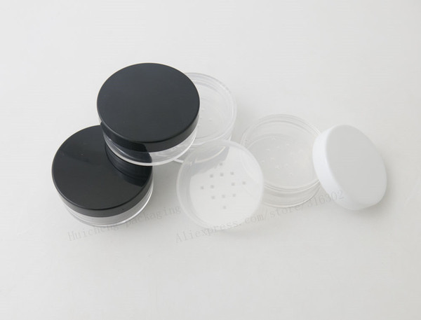 50 x Empty Travel Makeup Cream Mini Sample Refillable Bottles Organizer Cosmetic Jar Pot Eyeshadow Face Cream Container Box